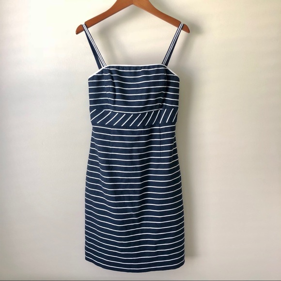 Vineyard Vines Dresses & Skirts - Vineyard Vines Navy White Striped Dress